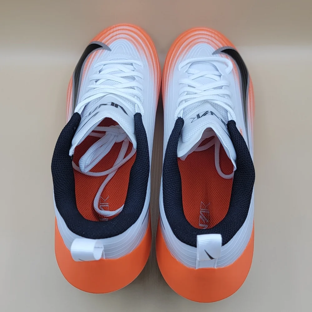 Nike Vapor Speed 3 TB Men's Football Cleats Size 13.5 White Orange HM8849-104